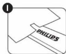 PHILIPS 98BDL4550D - 如何取下徽标牌 - 1