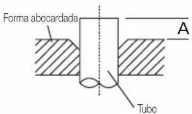 BEKO BEEPGH 090 - Extension del tubo por encima del abocardamento - 1