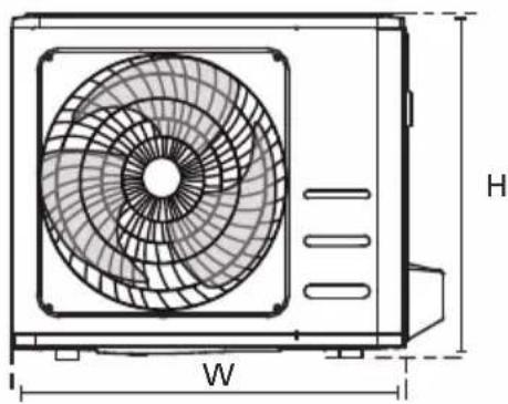 BEKO BEEPGH 090 - Unit mounting dimensions - 2