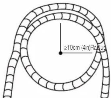 BEKO BEEPGH 090 - Minimum bend radius - 1