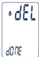 Visomat Comfort Soft BT - Suppression des valeurs de mesure enregistrées - 5