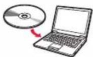 CANON PIXMA E304 - Uporaba namestitvenega CD-ja (samo za Windows) - 1