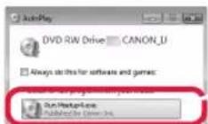 CANON PIXMA E304 - Uporaba namestitvenega CD-ja (samo za Windows) - 5