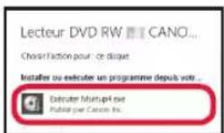 CANON PIXMA E304 - Utilisation du CD-ROM d'installation (Windows uniquement) - 3