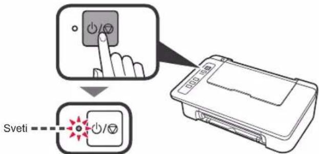 CANON PIXMA E304 - Odstranite trak in vklopite - 9