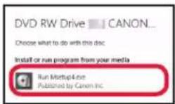 CANON PIXMA E304 - Uporaba namestitvenega CD-ja (samo za Windows) - 3