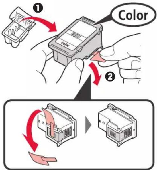 CANON PIXMA E304 - 1z embalaze vzemite barvno kartuso FINE. - 1