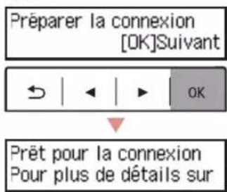 CANON PIXMA E4240 - Verifiez que l'écran suivant s'affiche, puis appuyez sur le bouton OK. - 1