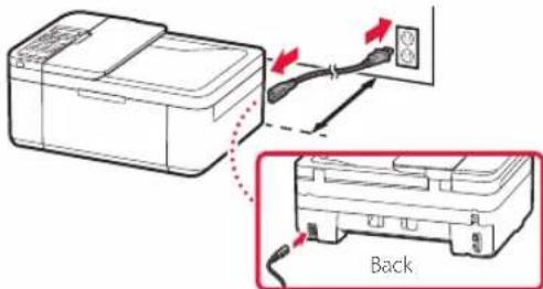 CANON PIXMA E4240 - Turning on the Printer - 2