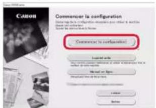 CANON PIXMA E4240 - Cliquez sur Commencer la configuration. - 1