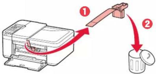 CANON PIXMA E4240 - Retrait des matériaux d'emballage - 3