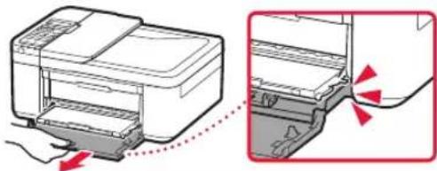 CANON PIXMA E4240 - Do konca izvlecite kaseto. - 1
