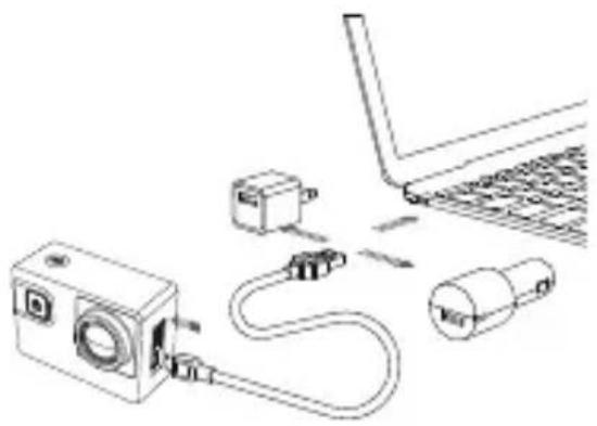 Apeman A79 - Come caricare le batterie - 1