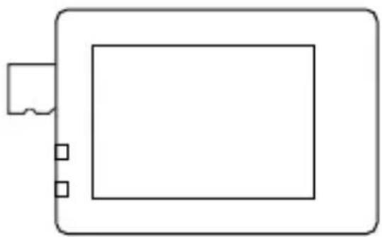 Apeman A79 - Insertion et extraction de carte SD : - 1