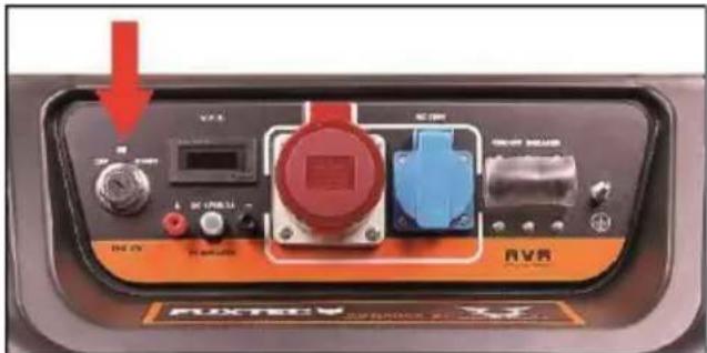 Fuxtec FXSG7500B - Interruttore a chiave avviamento elettrico - 1