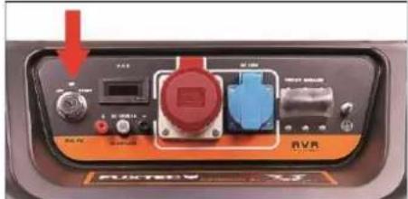 Fuxtec FXSG7500B - Interrupteur à clé pour le démarrage électrique - 1