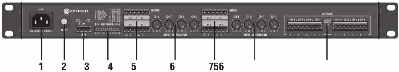 CROWN CT 4150 - Back Panel - 1
