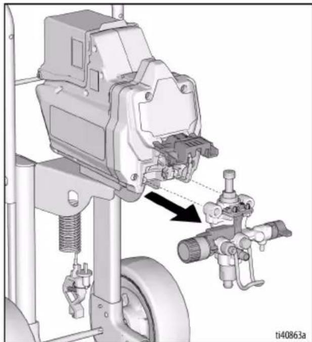 GRACO Magnum ProX19 Cordless - Dépose de la pompe - 2