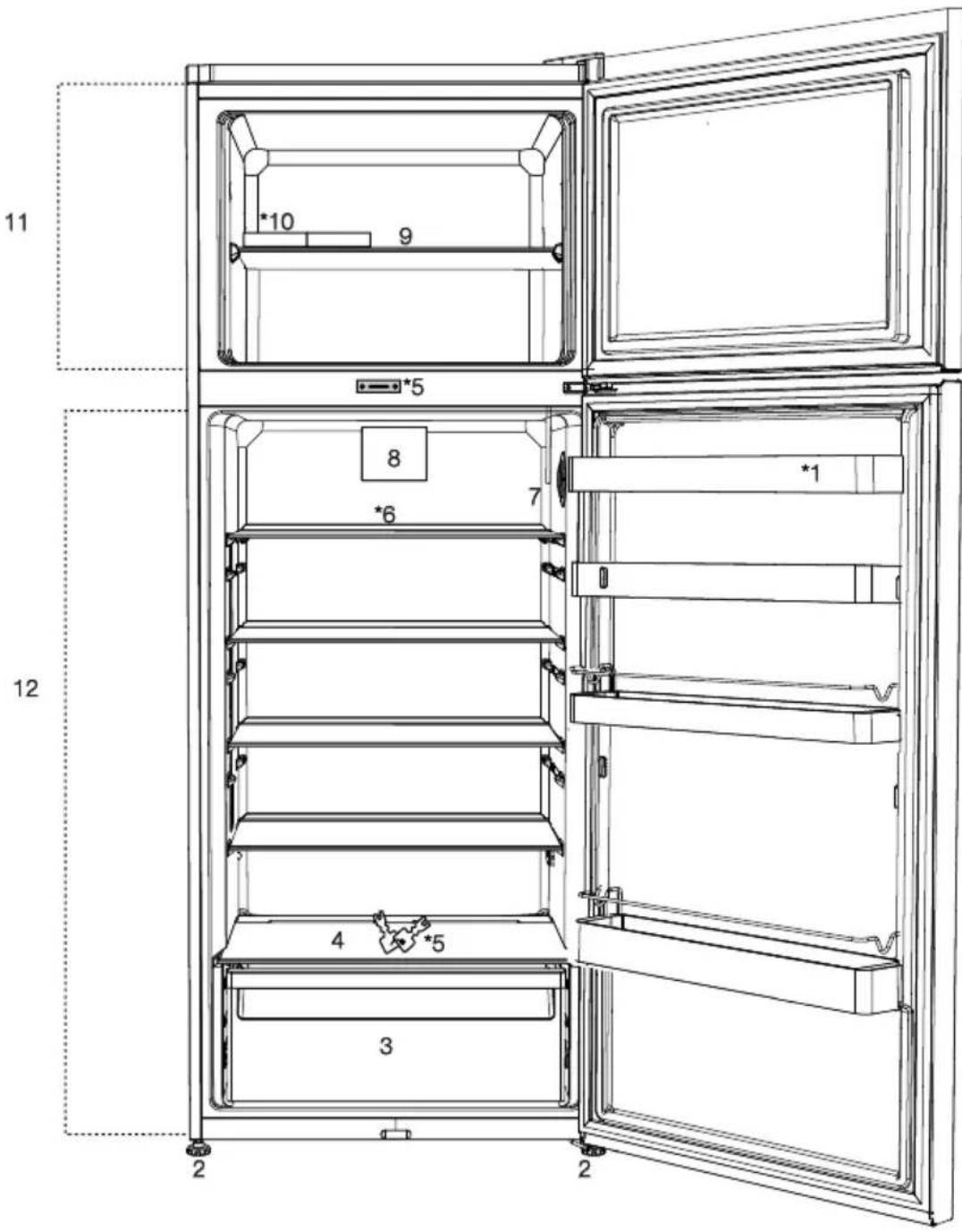 BEKO RDSE465K40WN - Хладилник - 1