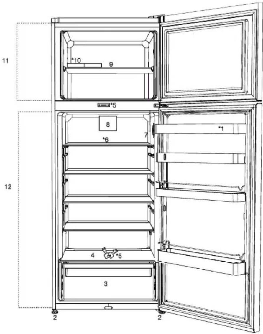 BEKO RDSE465K40WN - Frigiderul dumneavoastră - 1