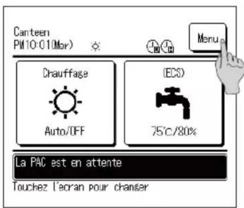 MITSUBISHI ESA30EH - ■ Sélectionner la langue - 1