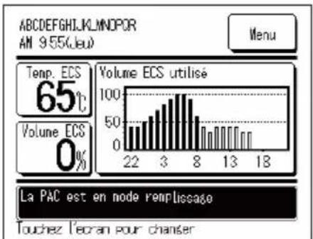 MITSUBISHI ESA30EH - [Exemple d'affichage] - 1