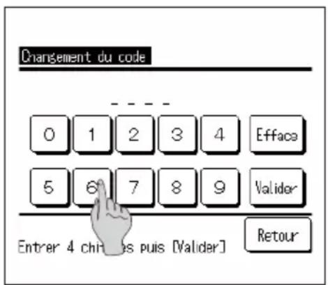 MITSUBISHI ESA30EH - Comment modifier le Code administrateur - 1