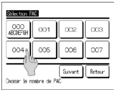 MITSUBISHI ESA30EH - Comment régler d'affichage du contrôleur - 3