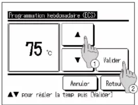 MITSUBISHI ESA30EH - Programme hebdomadaire (ECS) - 4