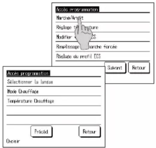 MITSUBISHI ESA30EH - Comment régler les opérations limitées - 1