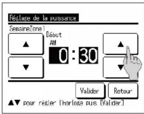 MITSUBISHI ESA30EH - Comment régler la puissance - 7
