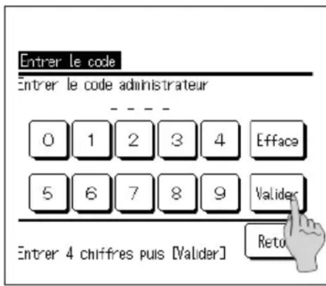 MITSUBISHI ESA30EH - Comment utiliser l'écran du menu - 5