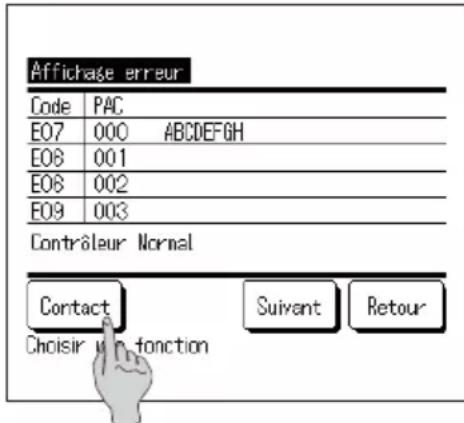 MITSUBISHI ESA30EH - En cas d'erreur - 2
