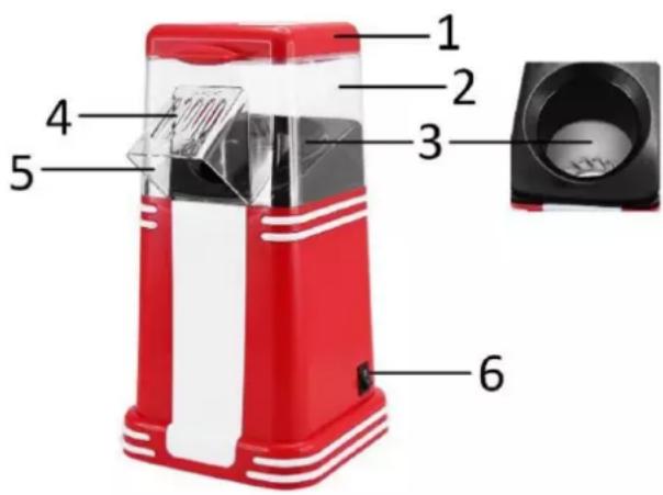 TREBS Comfortcandy 99387 - ONDERDELEN POPCORNMACHINE - 1