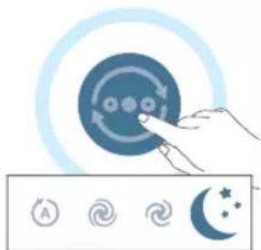 PHILIPS 600 series AC0651 - Modifica dell'impostazione della modalità - 4