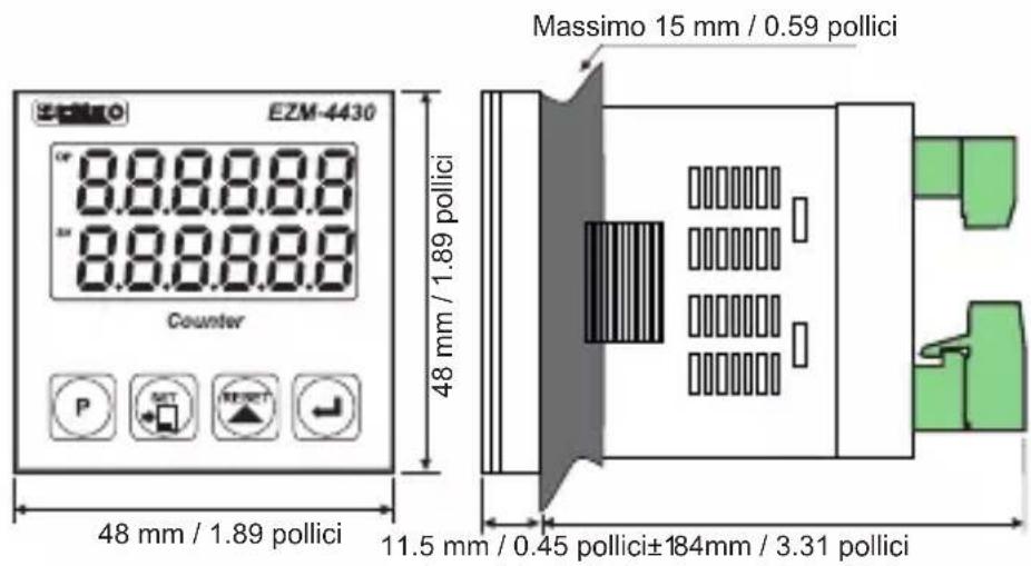 Emko EZM4430 - DIMENSIONI - 1