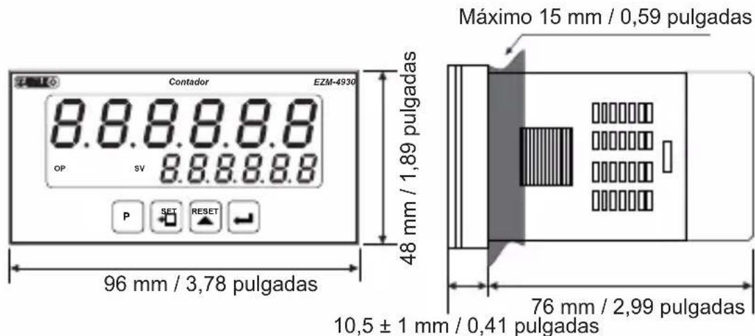 Emko EZM4430 - DIMENSIONES - 2