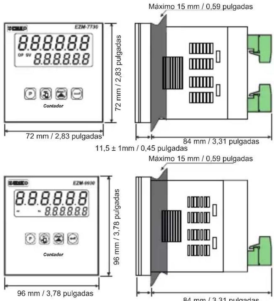 Emko EZM4430 - DIMENSIONES - 3