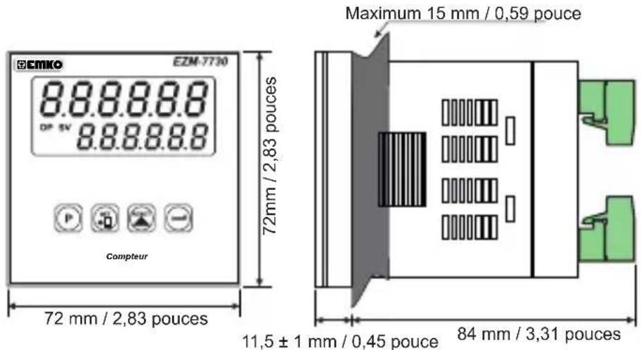 Emko EZM4430 - DIMENSIONS - 3
