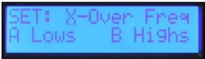PEAVEY IPR2 5000 DSP - Set: X-Over Freq A Lows B Highs - 3