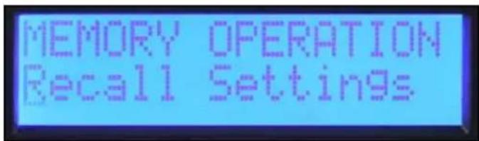 PEAVEY IPR2 5000 DSP - Recuperação de um pré-ajuste - 2