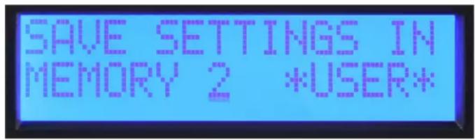 PEAVEY IPR2 5000 DSP - Saving Settings - 1