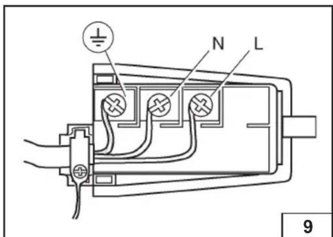 Glem Gas GV755HBK - Replacing the power supply cable - 1