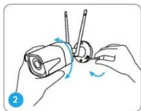 REOLINK RLC810WA - Installazione della videocamera - 6