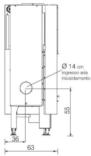 EDILKAMIN WINDO2 75 - WIND02 75 dimensioni in cm - 2