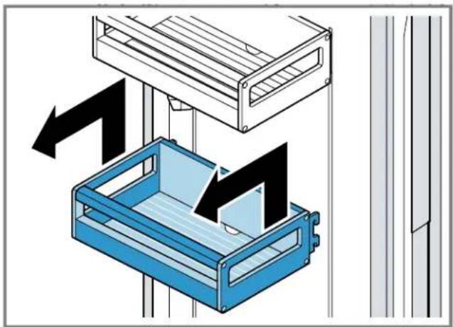 THERMADOR T48IT100NP - Removing the door tray - 1