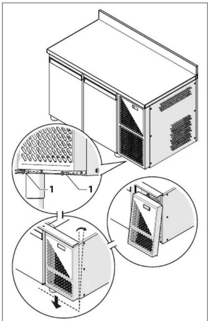 MBM T73TNA - Nettoyage du condenseur, de l'unité de réfrigération et de l'évaporateur - 1