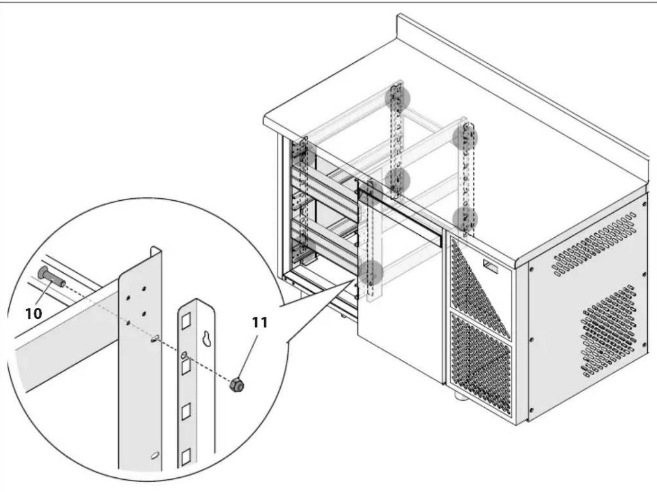 MBM T72BTAR - Sostituzione porta con cassettiera - 11