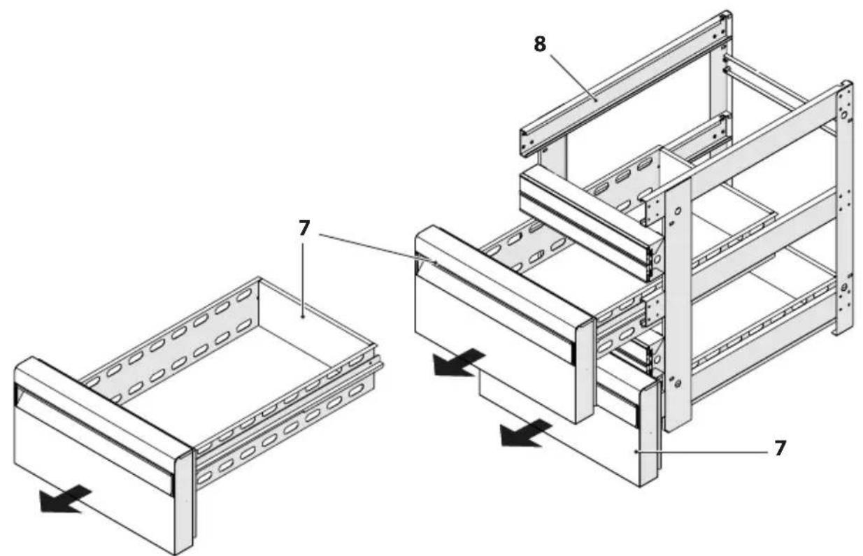 MBM T72BTAR - Sostituzione porta con cassettiera - 9
