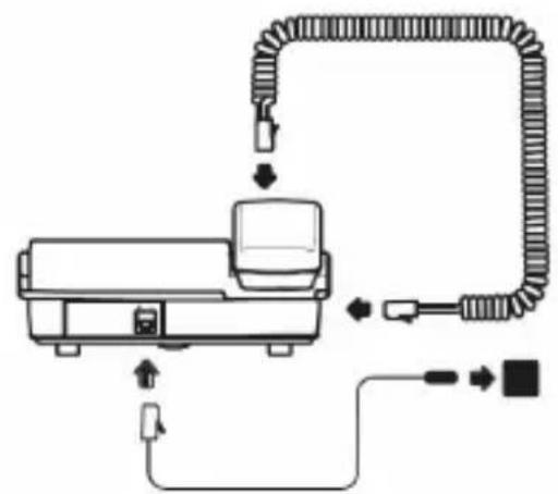 Amplicomms BigTel 48 Plus - De telefoon aansluiten - 1